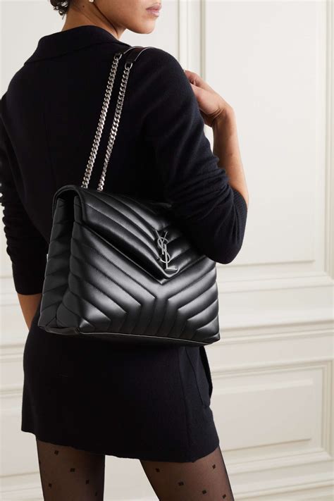 ysl medium quilted leather shoulder bag|ysl shoulder bag sale.